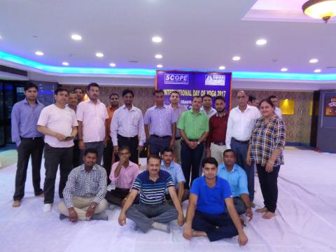 YOGA DAY IN APTEL