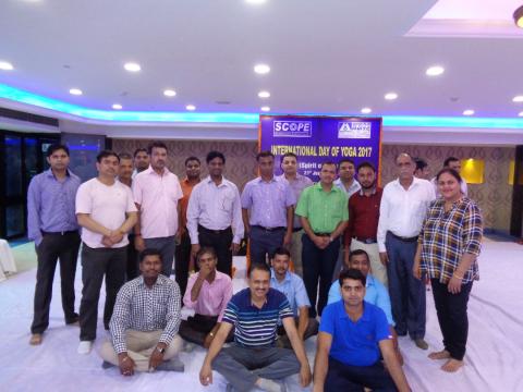 YOGA DAY IN APTEL